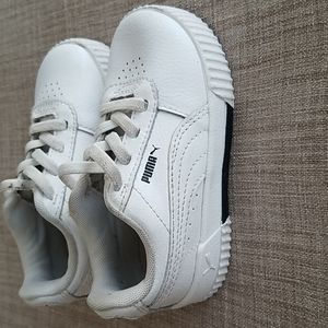 Puma Carina Leather Toddler Shoes